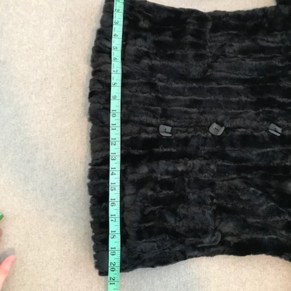 Esprit Black Faux Fur Jacket - Picture 11 of 15